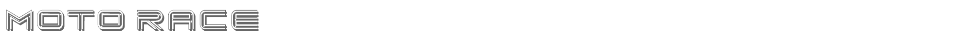 Moto Race MotoRace.ttf font preview