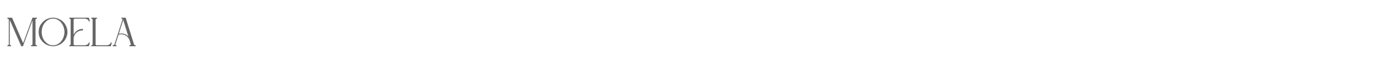 Sample characters Moela Font