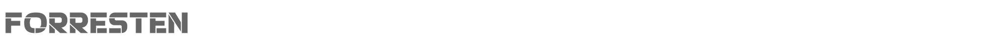 Sample characters Forresten Font