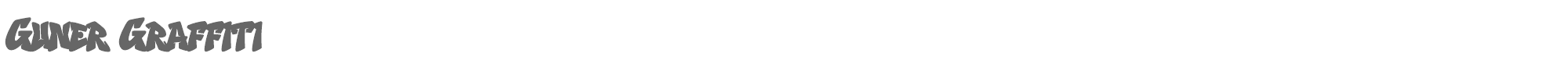 Guner Graffiti GunerGraffiti-Regular.otf font preview