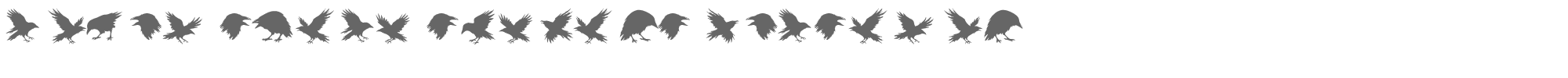 Raven Storm RavenStormSymbols_PERSONAL_USE_ONLY.otf font preview