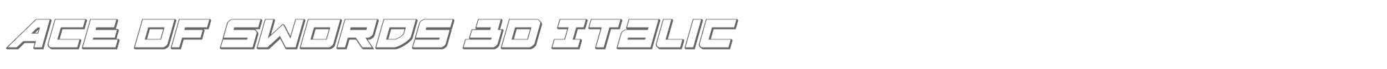 Ace of Swords aceofswords3dital.ttf font preview