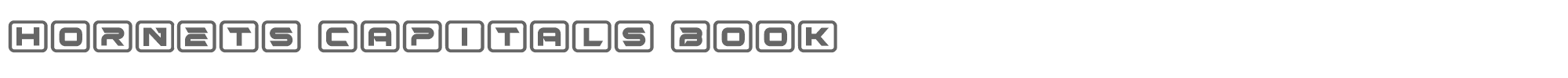 Hornets Capitals HornetsCapitals-Book.ttf font preview