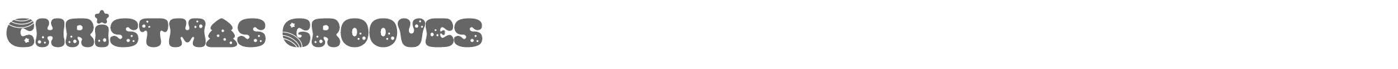 Christmas Grooves ChristmasGrooves.ttf font preview