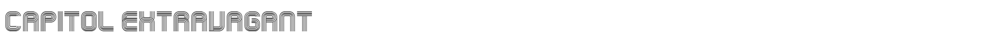Capitol CapitolExtravagant.ttf font preview