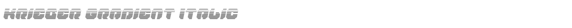 Krieger kriegergradital.ttf font preview