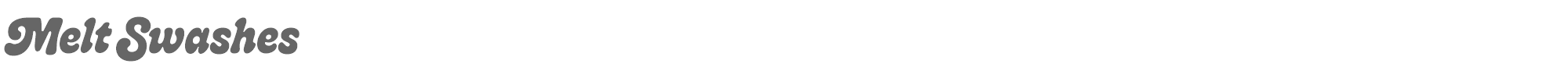 Melt Swashes Melt-Swashes.ttf font preview