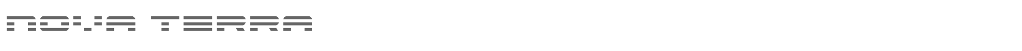 Sample characters Nova Terra Font
