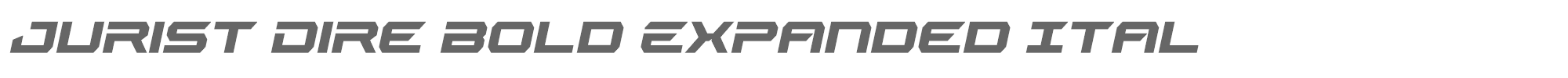 Jurist Dire juristdireboldexpandital.ttf font preview