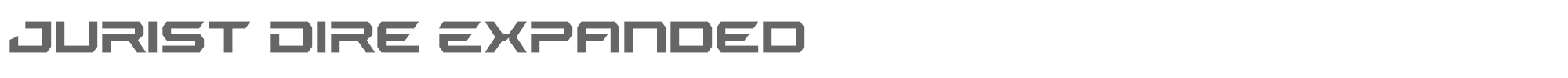 Jurist Dire juristdireexpand.ttf font preview