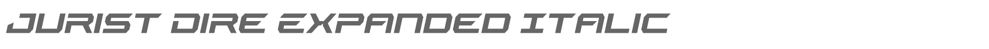 Jurist Dire juristdireexpandital.ttf font preview