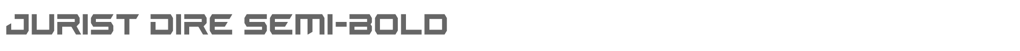 Jurist Dire juristdiresemibold.ttf font preview