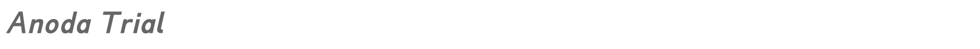 Anoda Anoda-BoldItalicTrial.ttf font preview