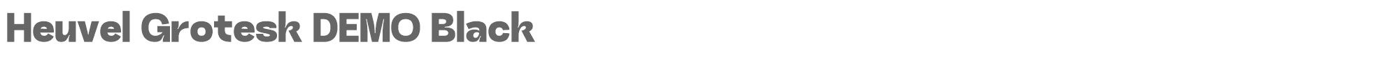 Sample characters Heuvel Grotesk Font