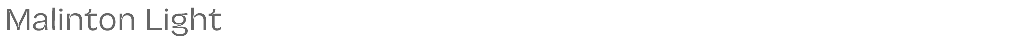 Malinton MalintonTrialVersion-Light.otf font preview