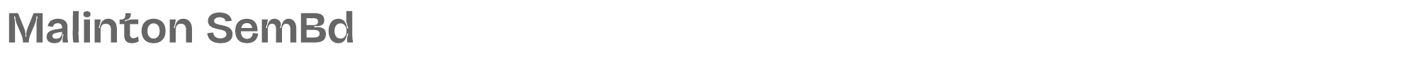 Malinton MalintonTrialVersion-SemiBold.otf font preview