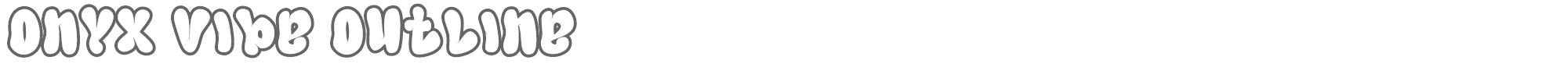 Onyx Vibe OnyxVibe-Outline.ttf font preview
