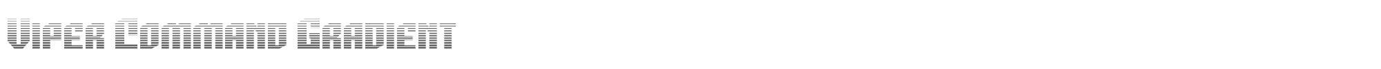 Viper Command vipercommandgrad.ttf font preview