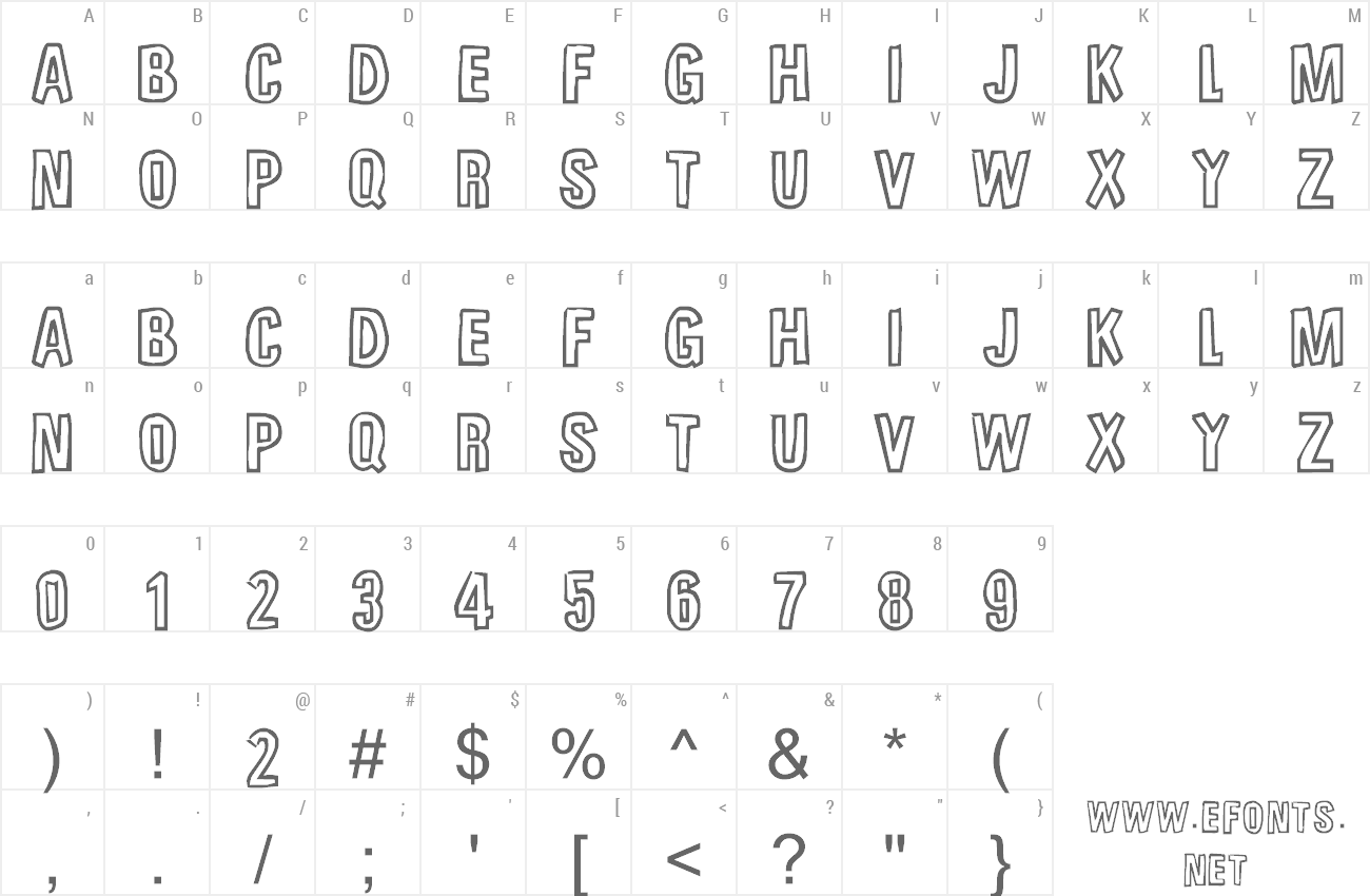 Font Unfinished Sympahthy preview