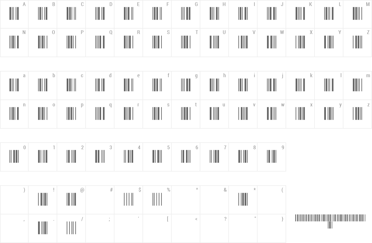 3 of 9 Barcode