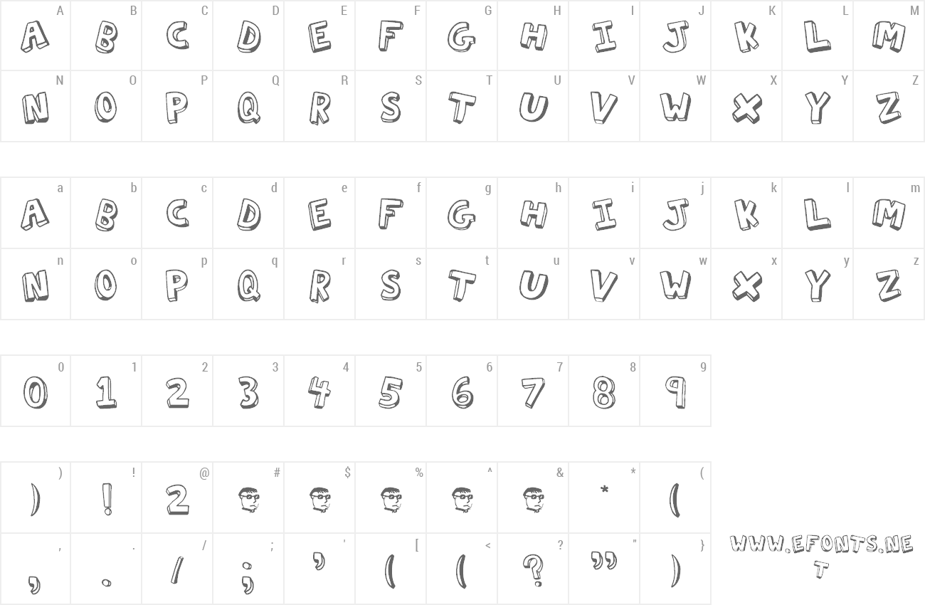 Font Action Jackson preview