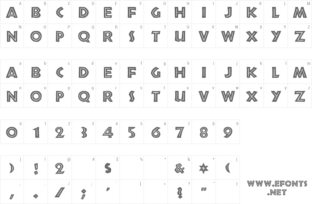 Font African preview