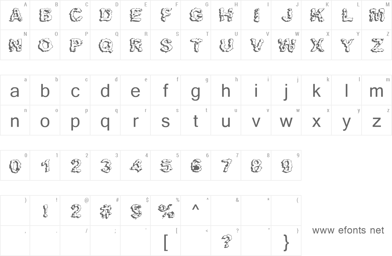 Font Apocalypshit preview