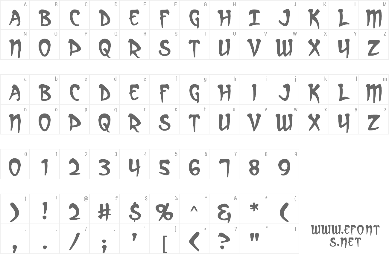 Font Arcanum preview