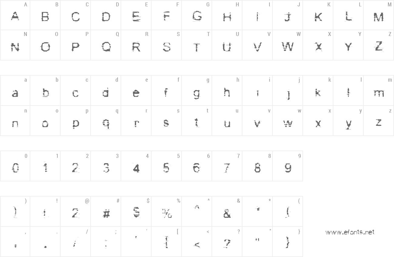 Font Bad Cargo preview