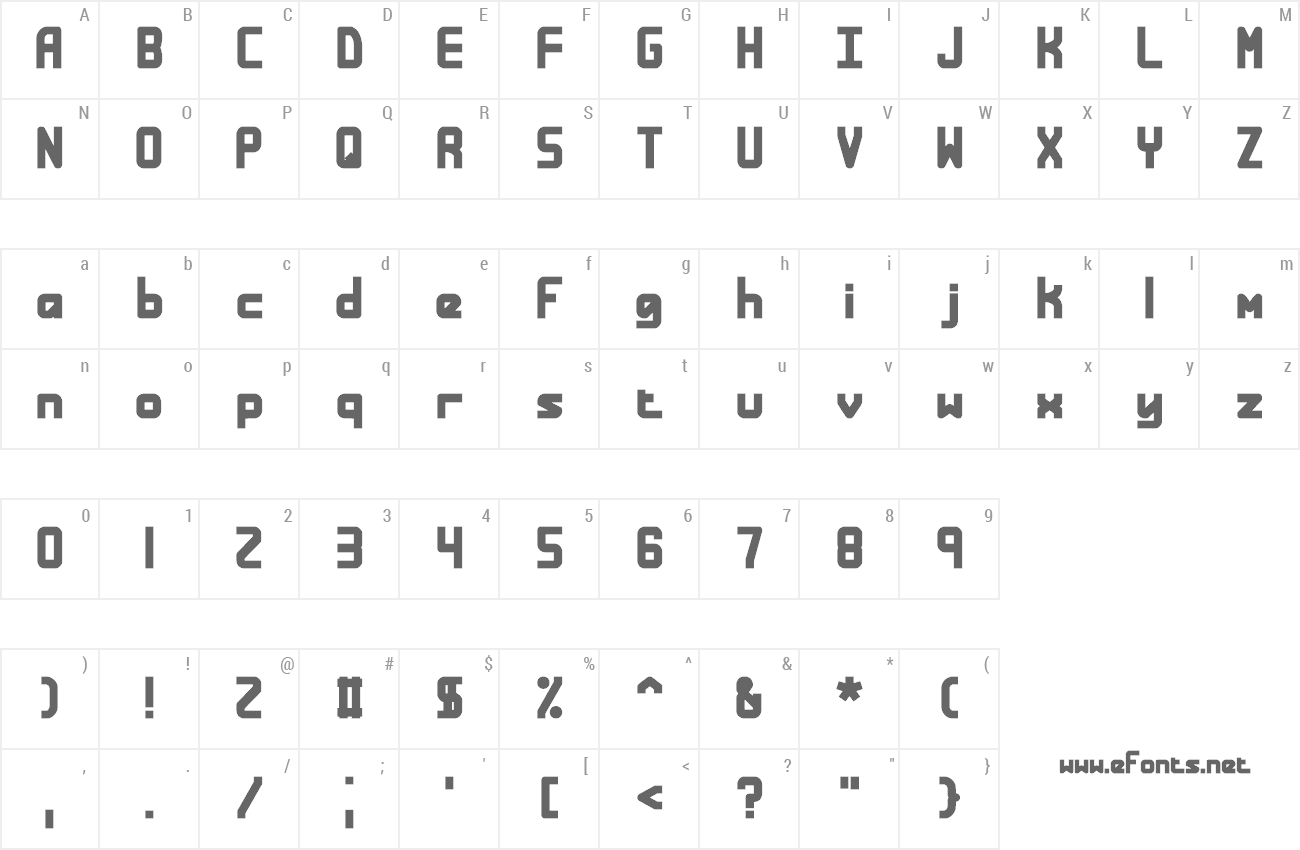 Font Bandwidth preview