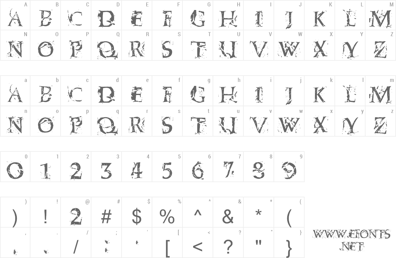 Font Blasphemy preview