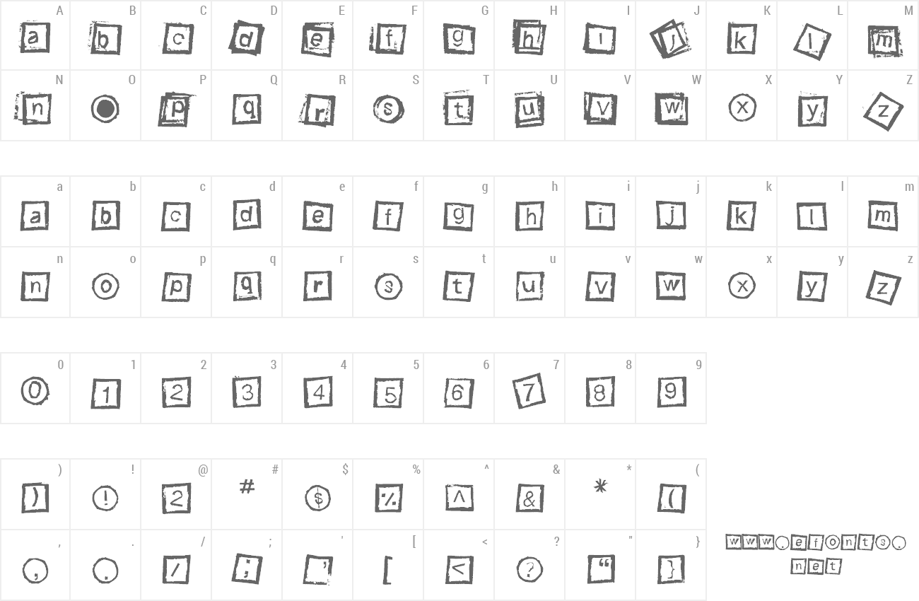 Font Bloktype preview