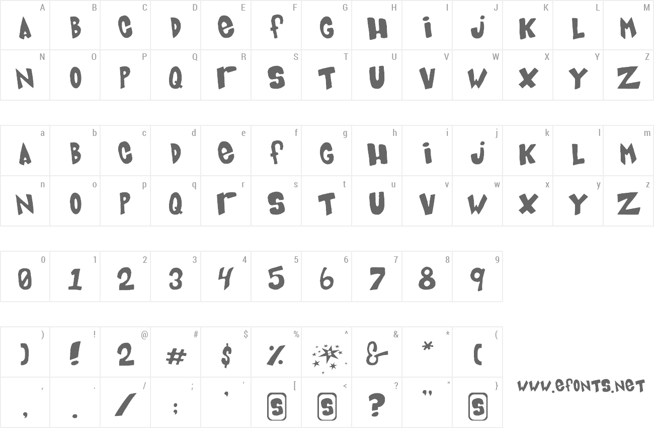 Font Blue Card preview