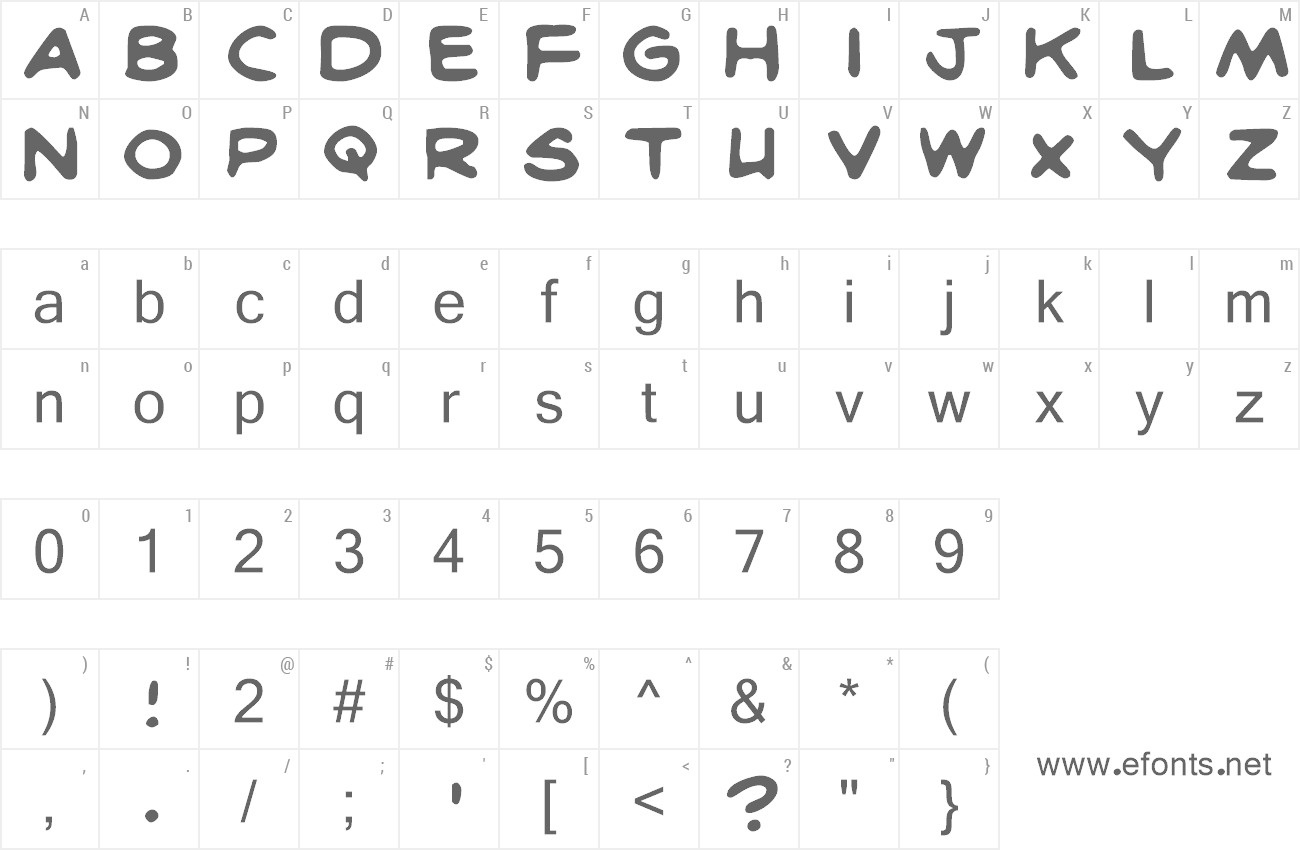 Font Brit Comics preview