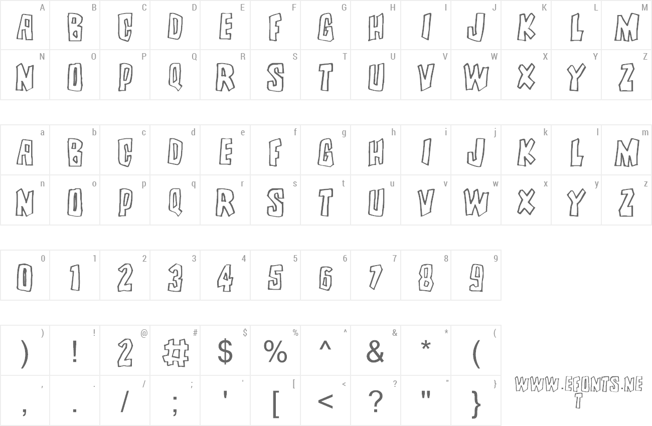 Font Brutality preview