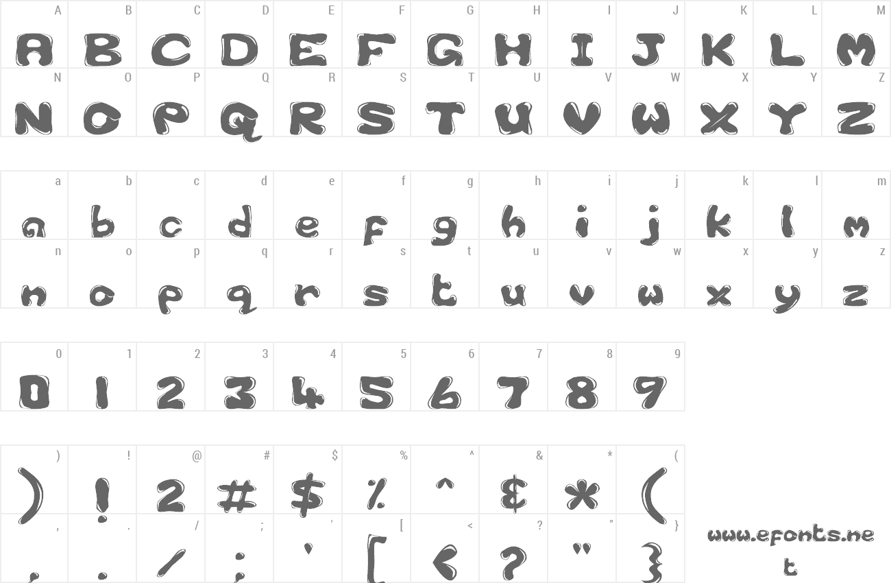 Font Bubble 1 preview