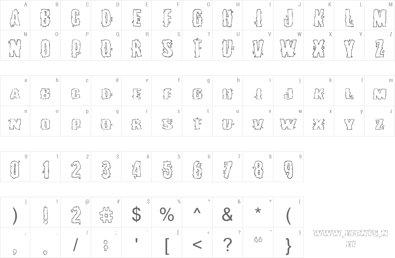 Font Burlesque preview