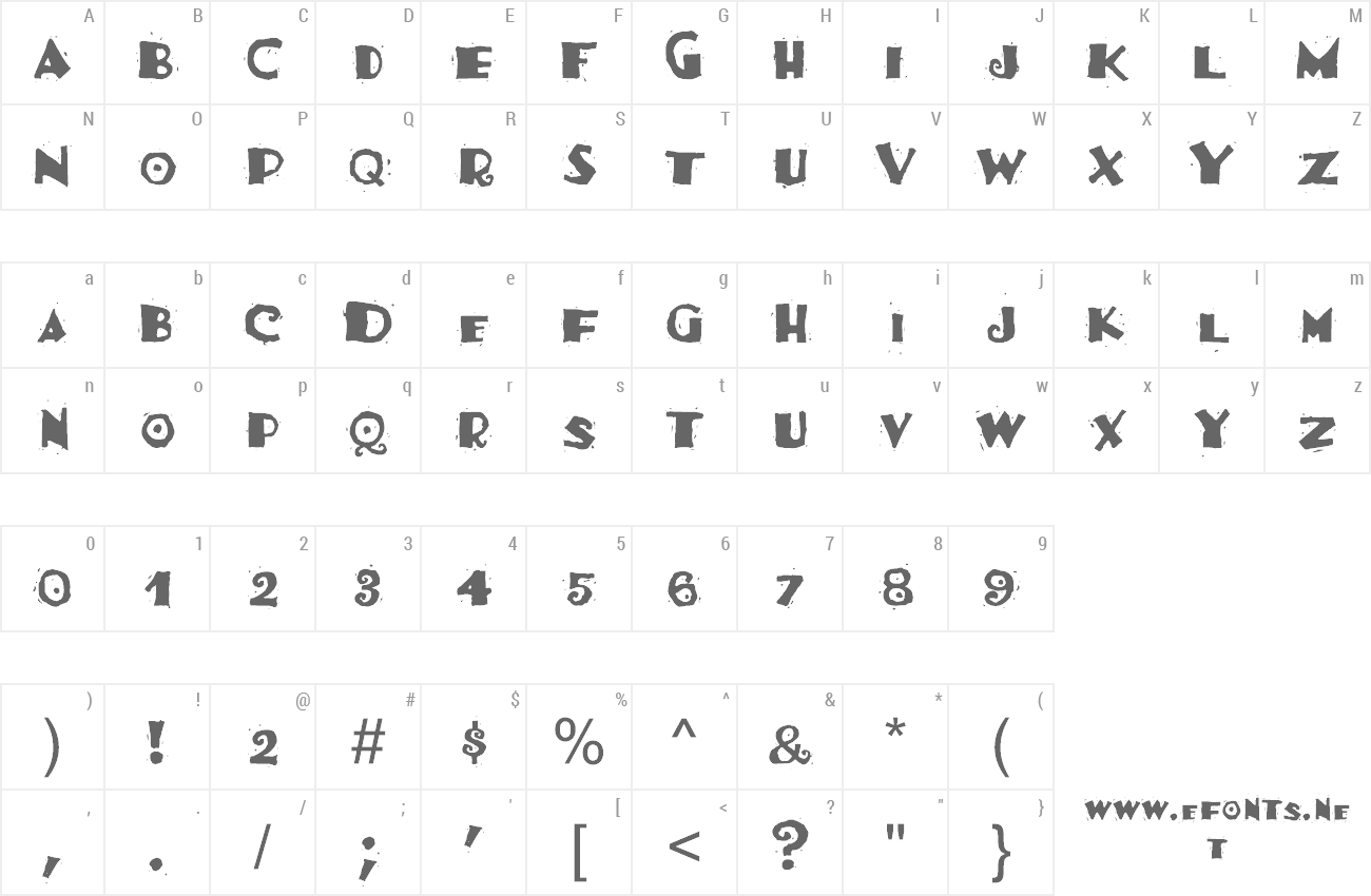 Font Burrito preview