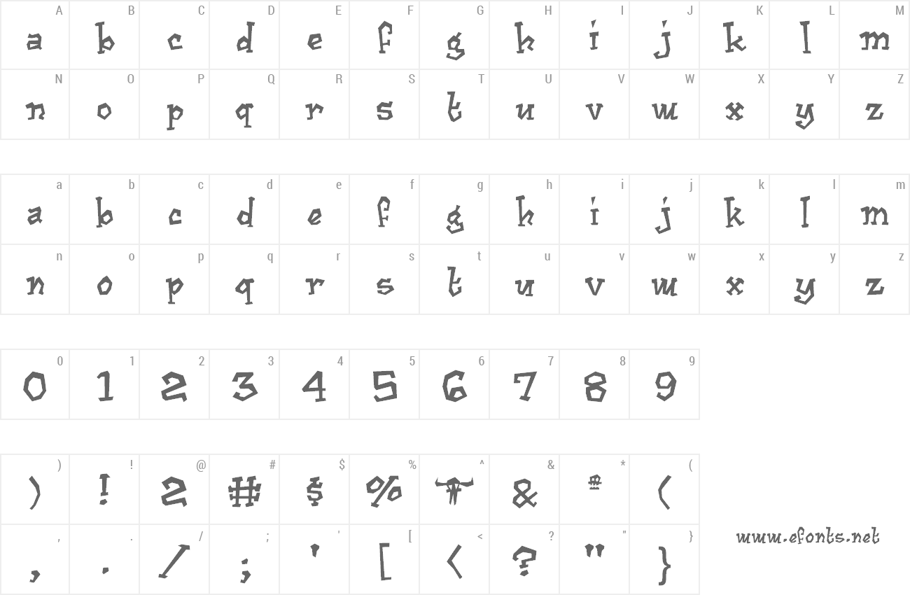 Font Cajun Boogie preview