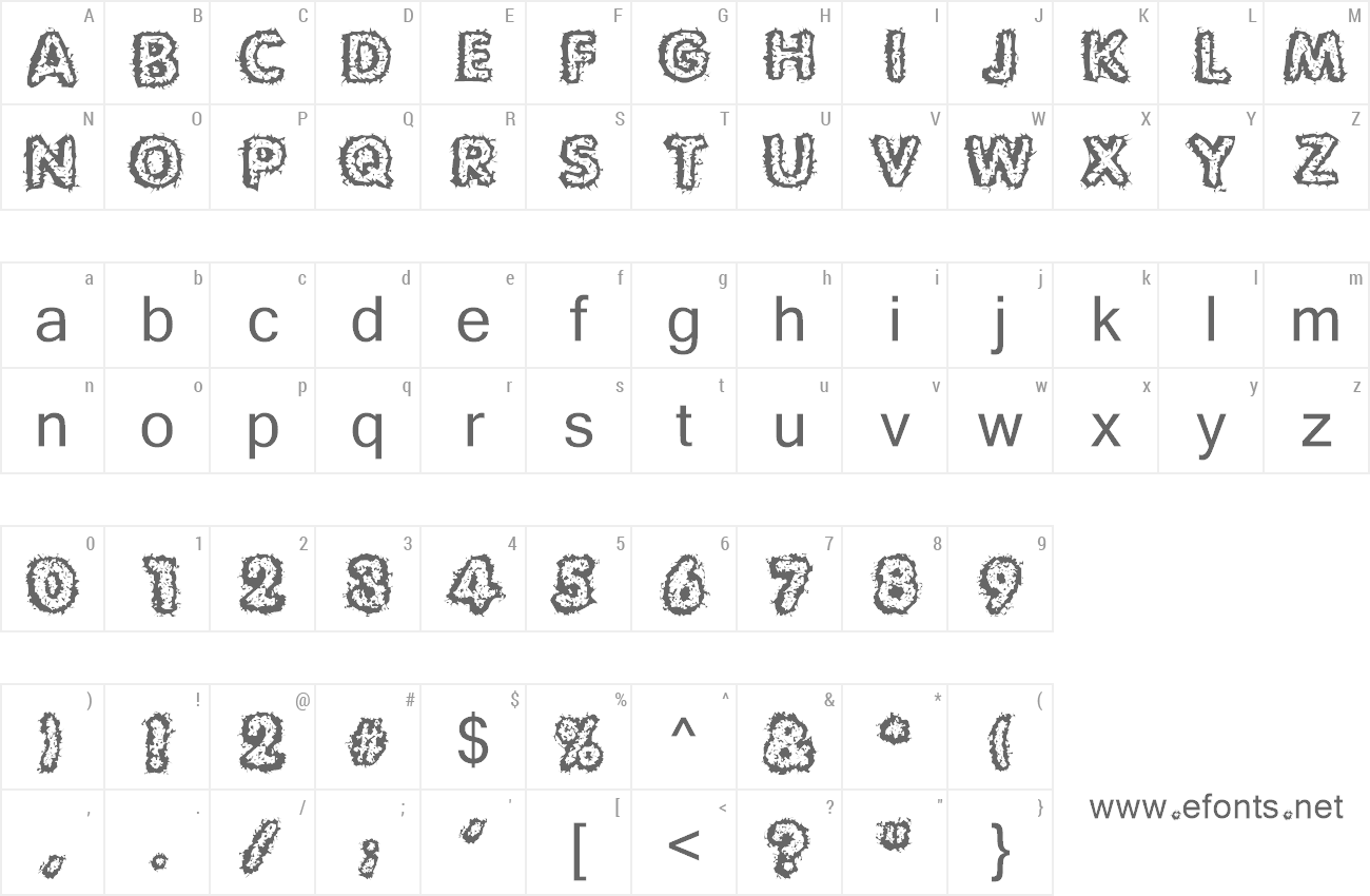 Font Carvings preview