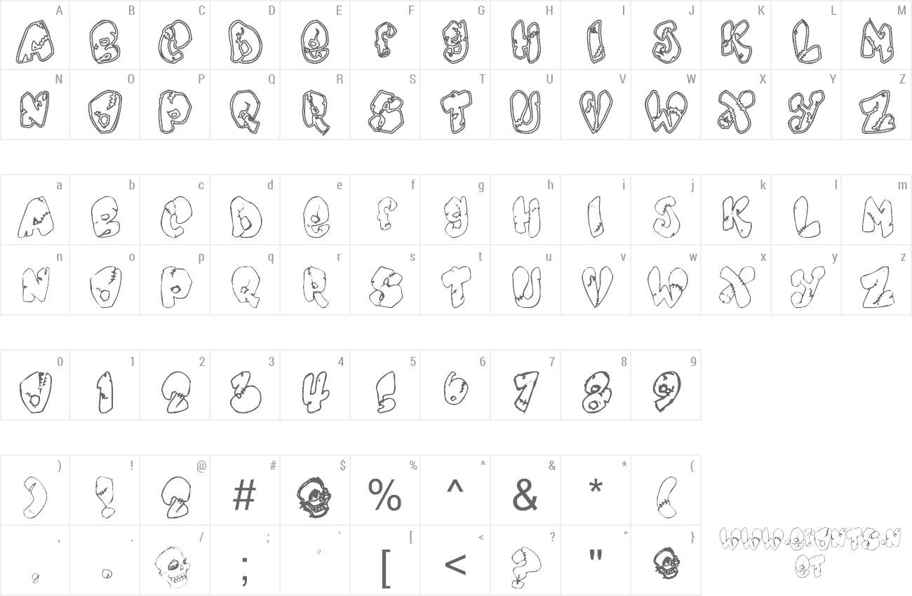 Font Chankenstein preview