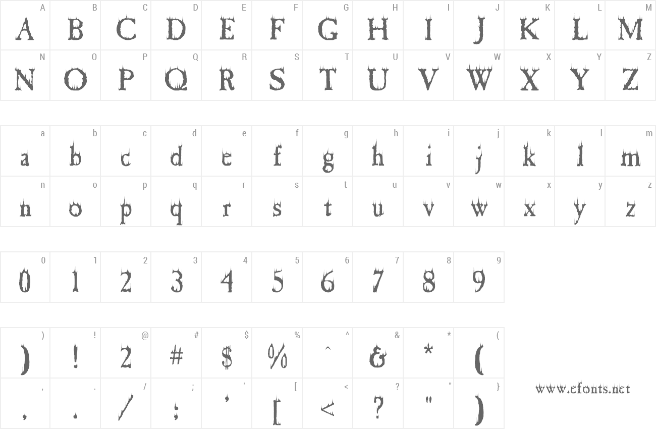 Font Cheap Fire preview