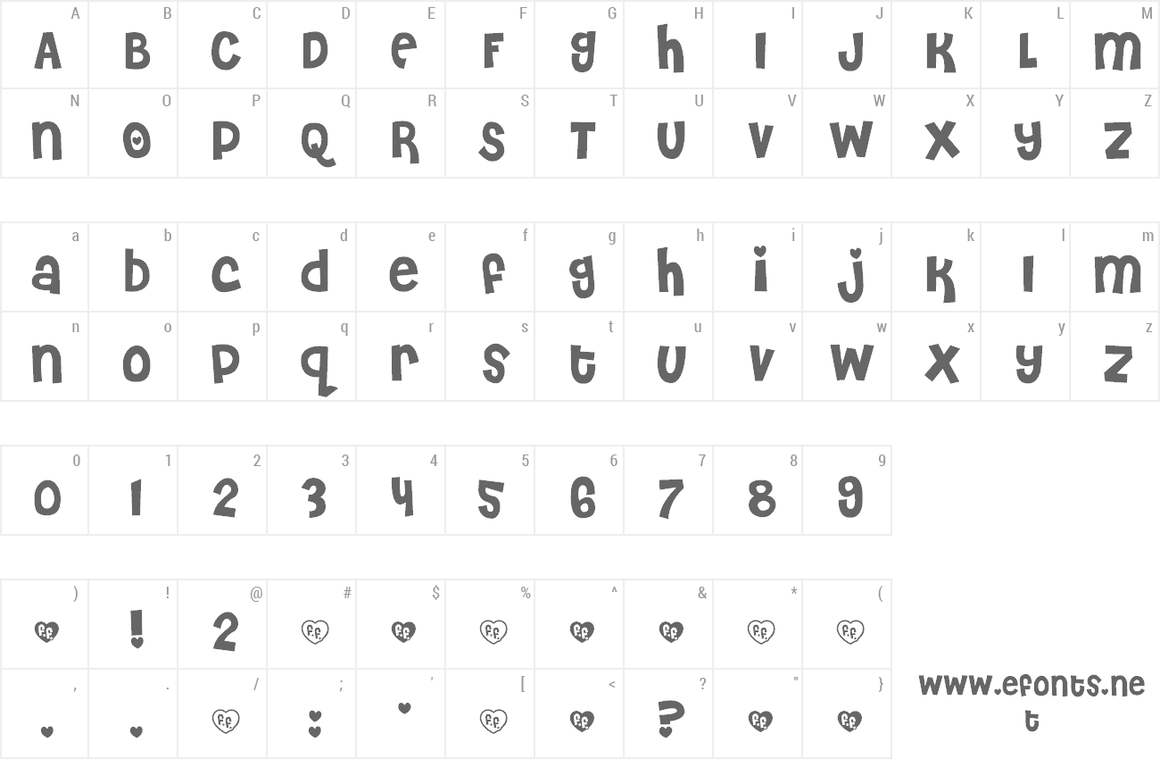 Font Cheri preview