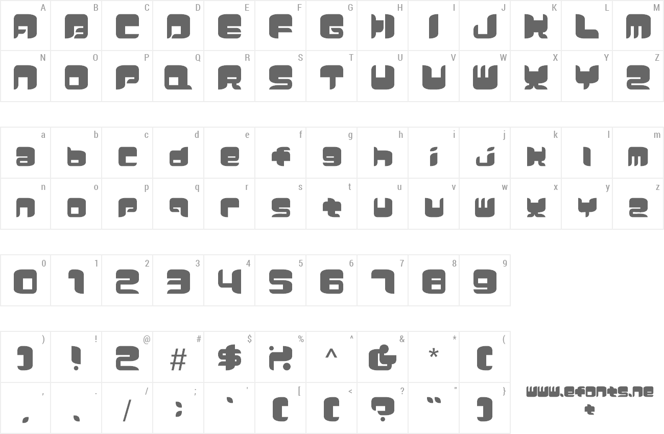 Font Comicker preview