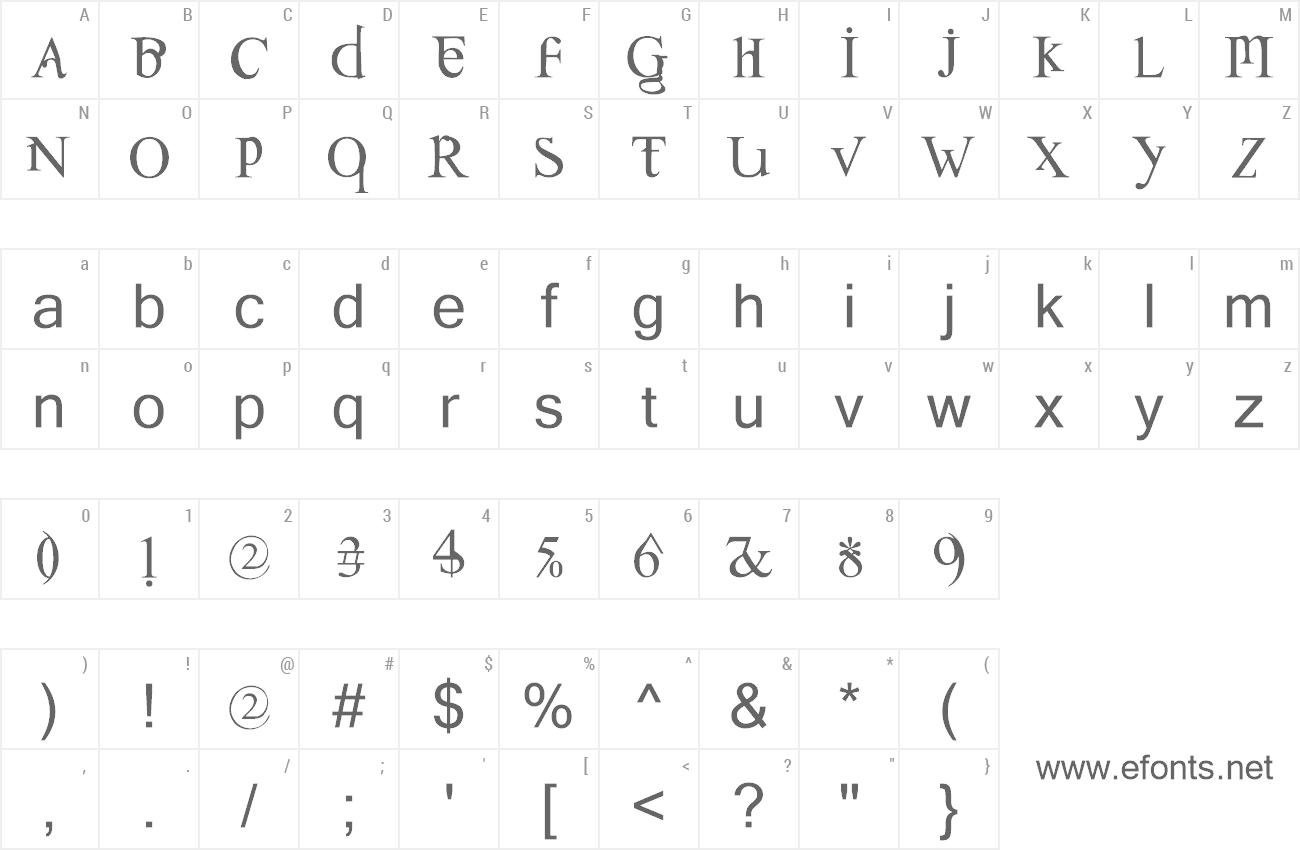 Font Confusebox preview