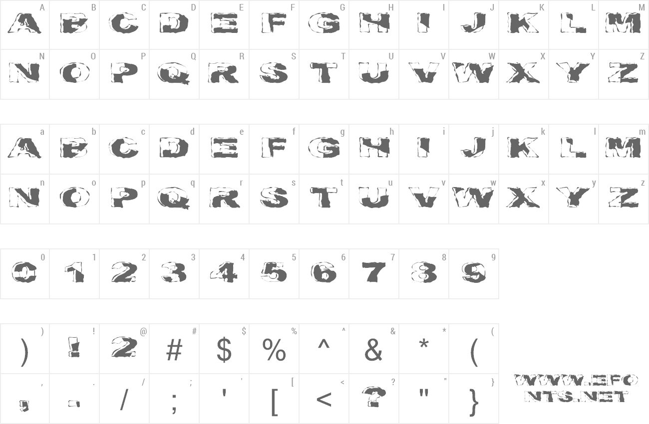 Font Crackaddict preview
