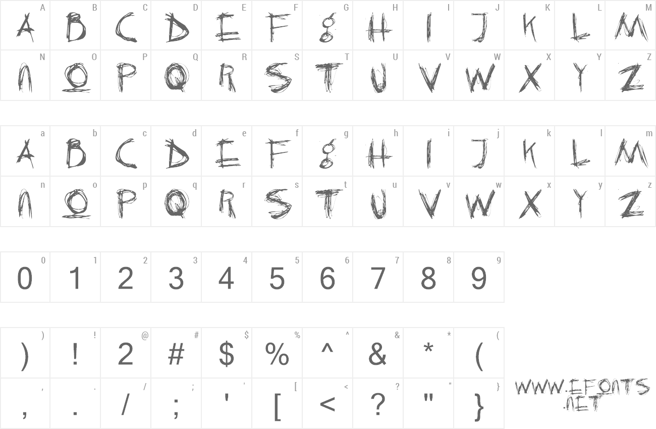 Font Crazy Killer preview