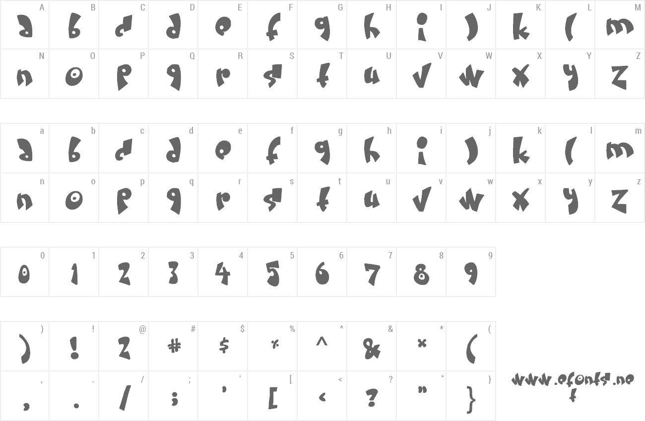 Font Cream and sugar preview