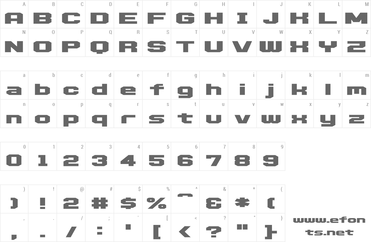 Font D3 Egoistism preview