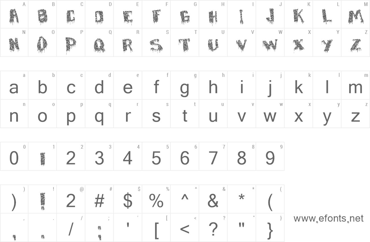 Font Defaced preview